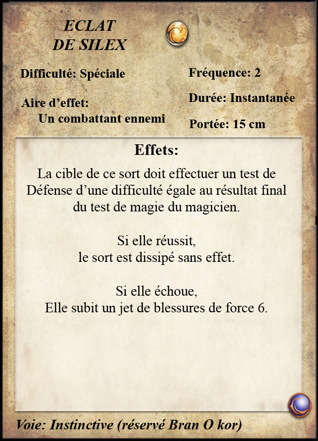 Éclat de Silex